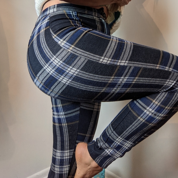 Free People Casual High waisted Plaid Pants - Picture 8 of 9